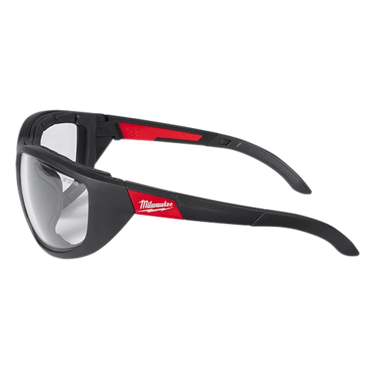 Milwaukee Clear Performance Safety Glasses with Gasket (Polybag) 48-73-2041