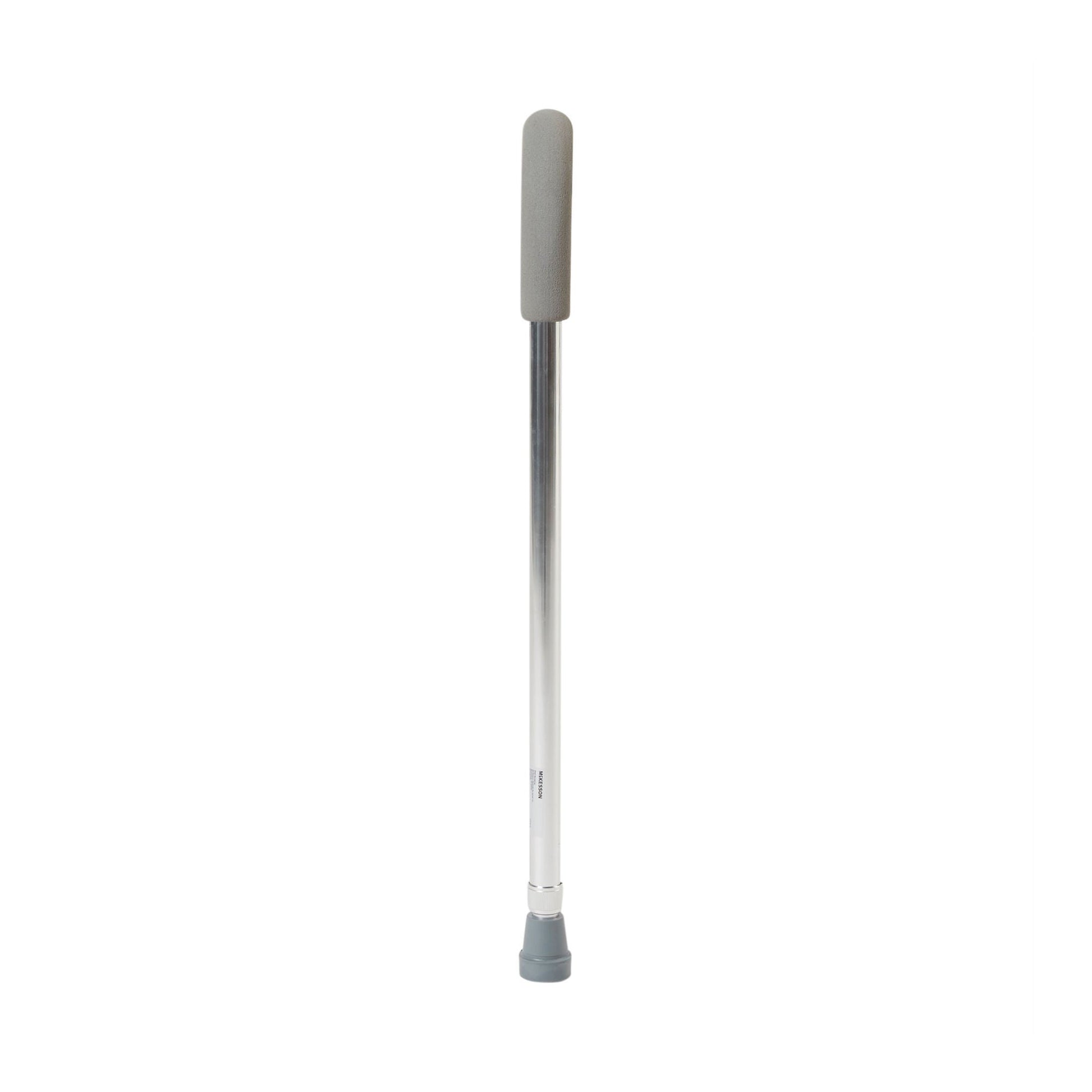 McKesson Round Handle Cane, Aluminum, Height Adjustable, Foam Grip