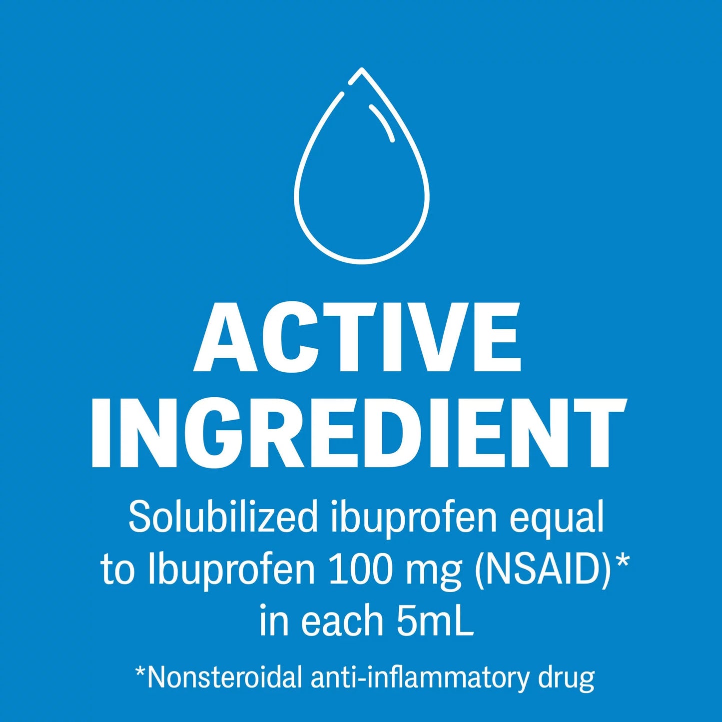 Children's Advil® Ibuprofen Children's Pain Relief, Blue Raspberry flavor