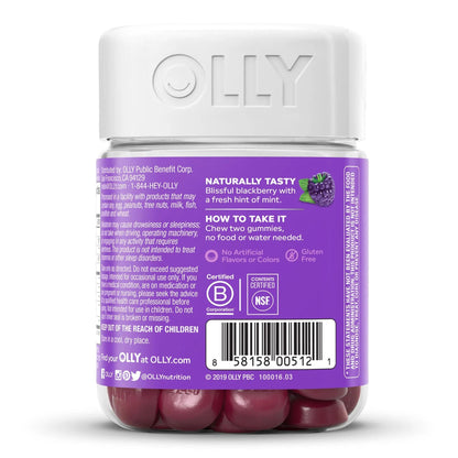 Olly Sleep Gummies, Blackberry Zen