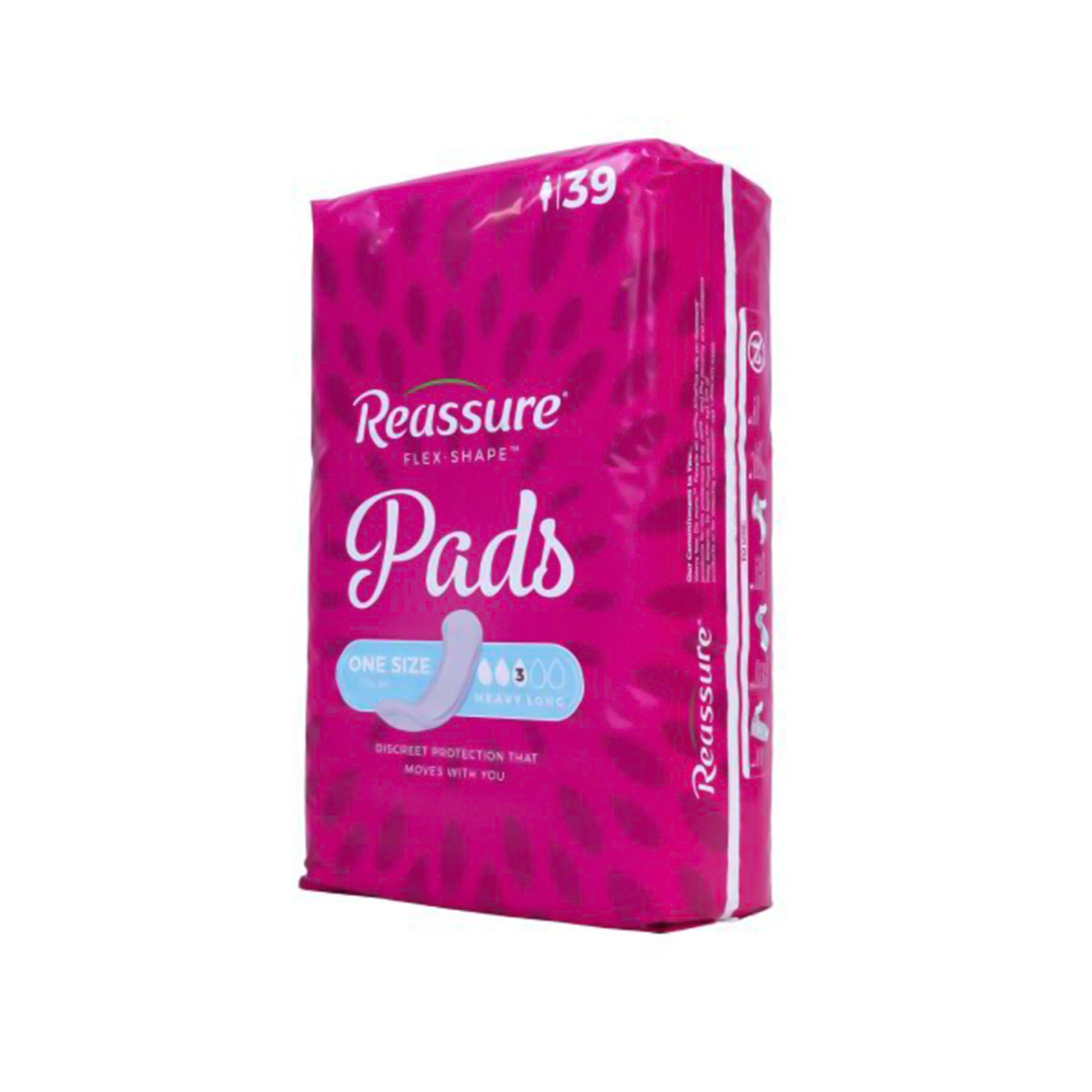 Reassure® Flex-Shape Pad™, Long Pad for Heavy Incontinence