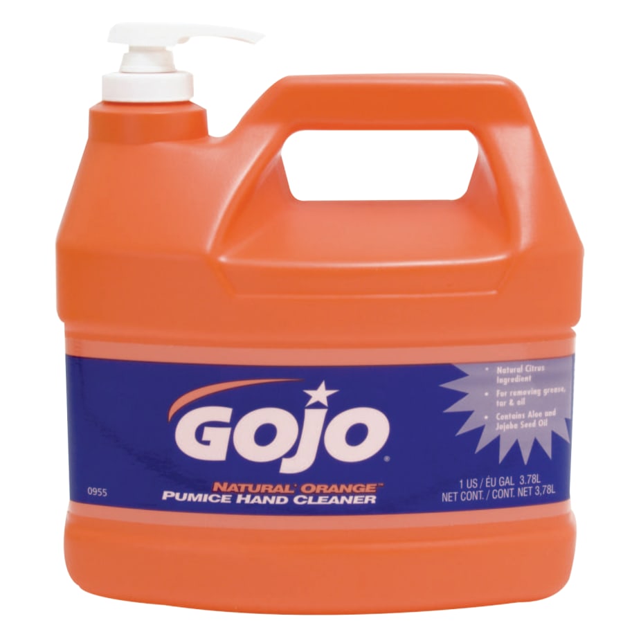 Gojo Natural Orange Pumice Hand Cleaner, 1 gal Pump Bottle (0955-04)