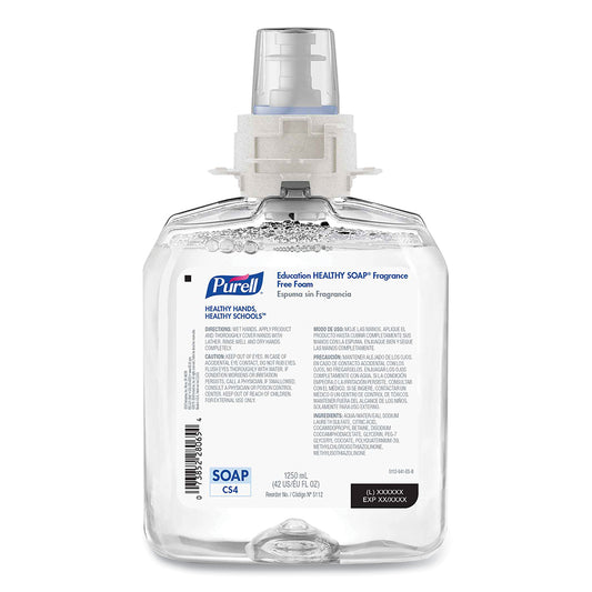 Purell Education HEALTHY SOAP™ Fragrance-Free Foam Refill, 1250 mL, Cartridge, for FMX-12™ Dispenser (5112-04)