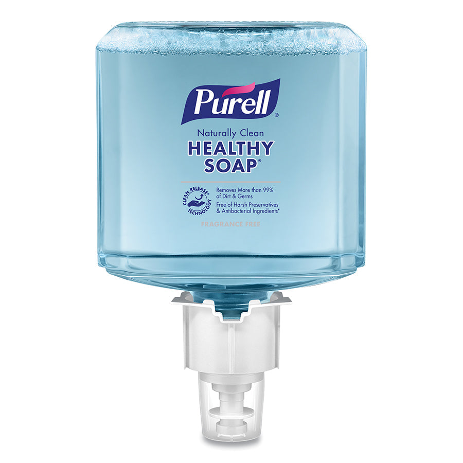 Purell Professional CRT HEALTHY SOAP® Naturally Clean Fragrance-Free Foam Refill, 1200 mL, Cartridge, for ES6 Dispenser 