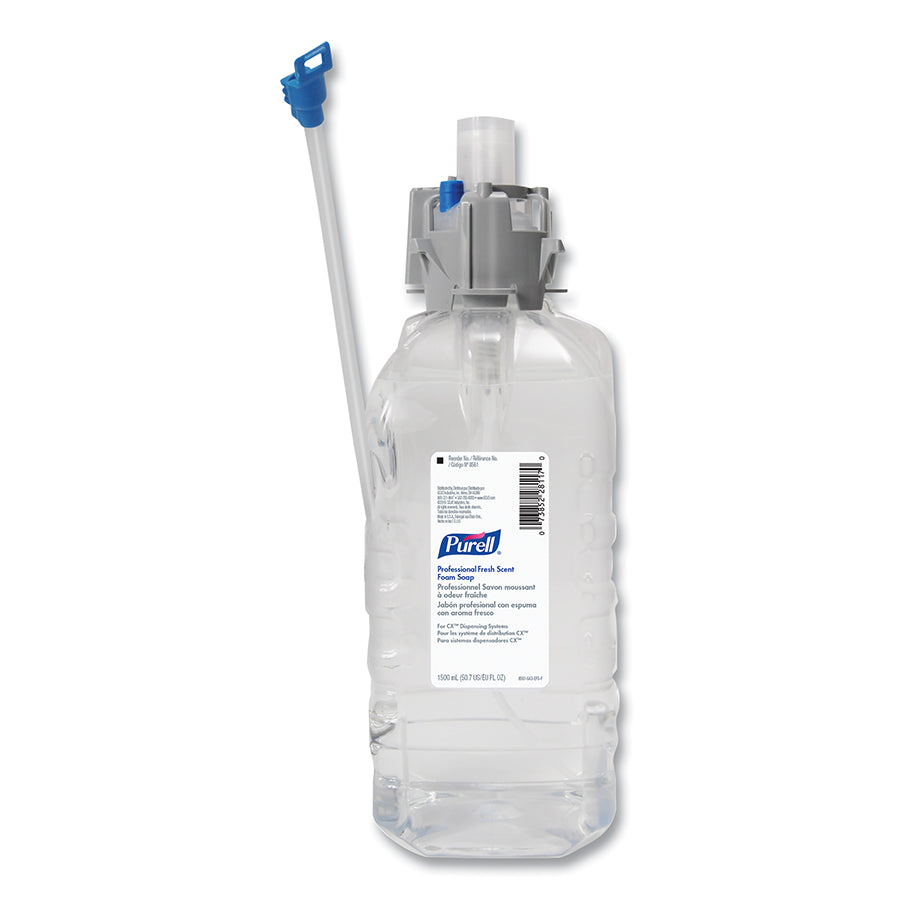 Purell Professional Fresh Scent Foam Soap Refill, 2300 mL, Cartridge, for CXM™/CXI™/CXT™ Counter-Mount Systems (8561-04)
