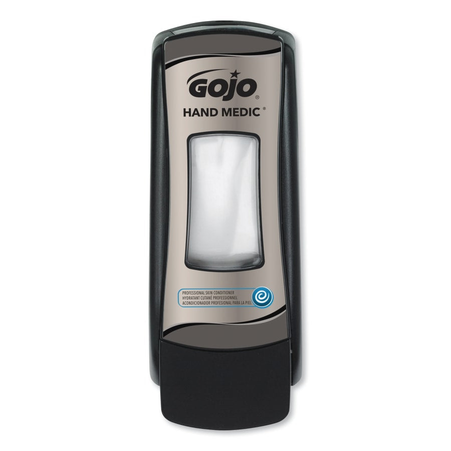Gojo HAND MEDIC® Skin Conditioner ADX-7™ Dispenser, Chrome/Black, 700 mL (8782-06)