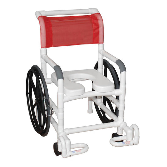 MJM International Shower Chair PVC Frame 350 lbs. Weight Capacity