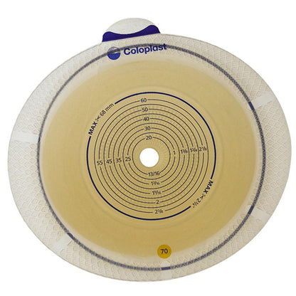 SenSura® Flex Xpro Flat Ostomy Barrier, Trim to Fit , Yellow