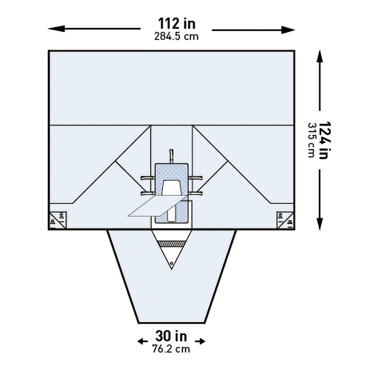 McKesson Sterile LAVH Laparotomy Drape