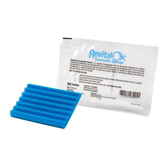 Revital-Ox® Pre-Saturated Endoscope Sponge Flat For Flexible and Rigid Instruments
