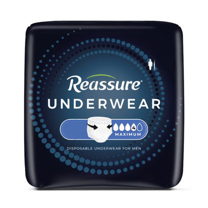 Reassure® Maximum Absorbent Underwear for Men, Heavy Absorbency