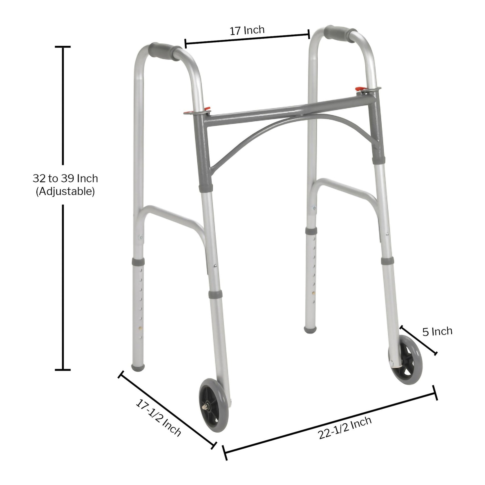 McKesson Steel Walker, 32 – 39 Inch Height