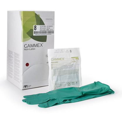 Sterile GAMMEX® Non-Latex Polyisoprene Surgical Gloves, Green