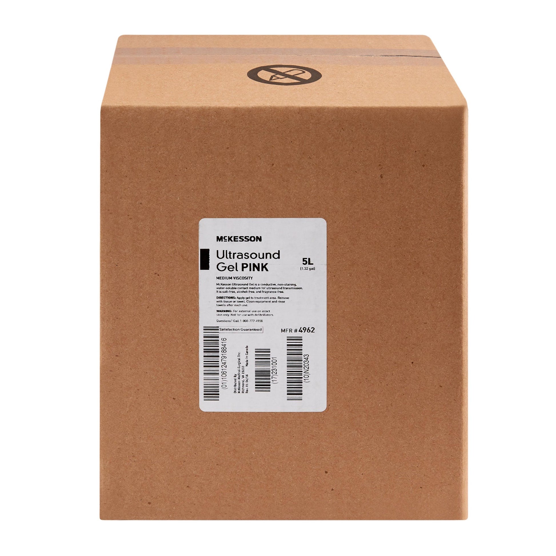 McKesson Ultrasound Gel, Cubitainer
