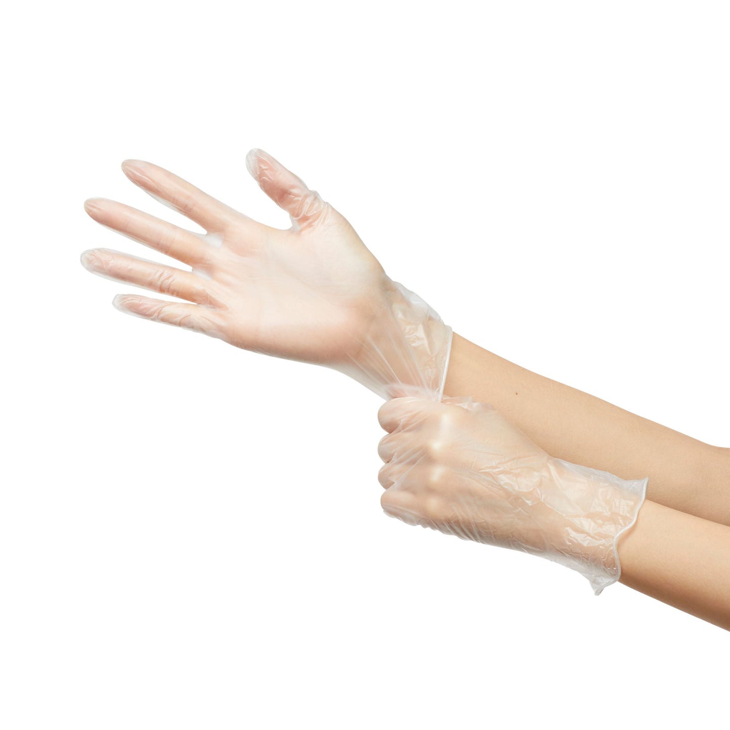 Trilon® Vinyl Exam Gloves, Clear - view 4