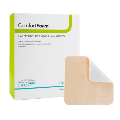 ComfortFoam™ Silicone Adhesive without Border Silicone Foam Dressing