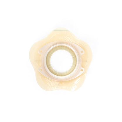SenSura® Mio Click Convex Flip Ostomy Barrier, Stoma Openings, Blue Match