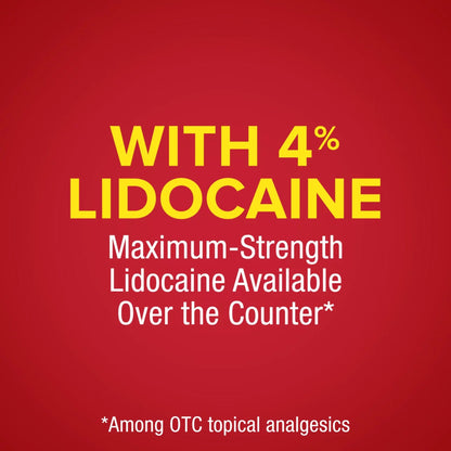 Aspercreme with 4% Lidocaine Pain Relief Liquid, Fragrance-Free