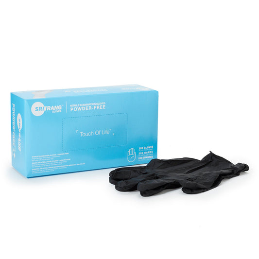 Touch of Life™ Nitrile Exam Gloves, Black