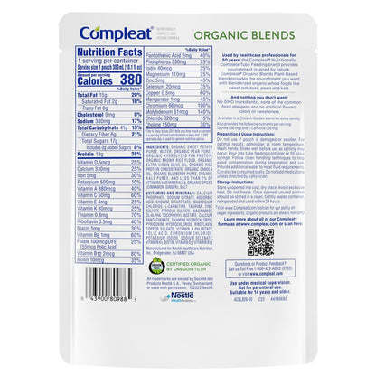 Compleat® Organic Blends Plant Blend Blenderized Whole Foods, Pouch