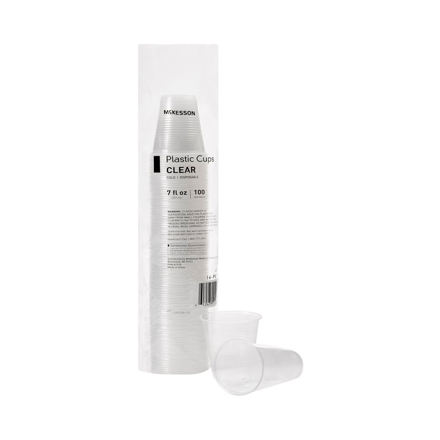 McKesson Polypropylene Drinking Cup, Clear