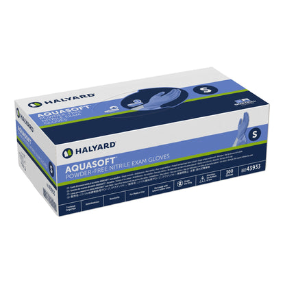 Aquasoft® Nitrile Exam Gloves, Blue - view 7