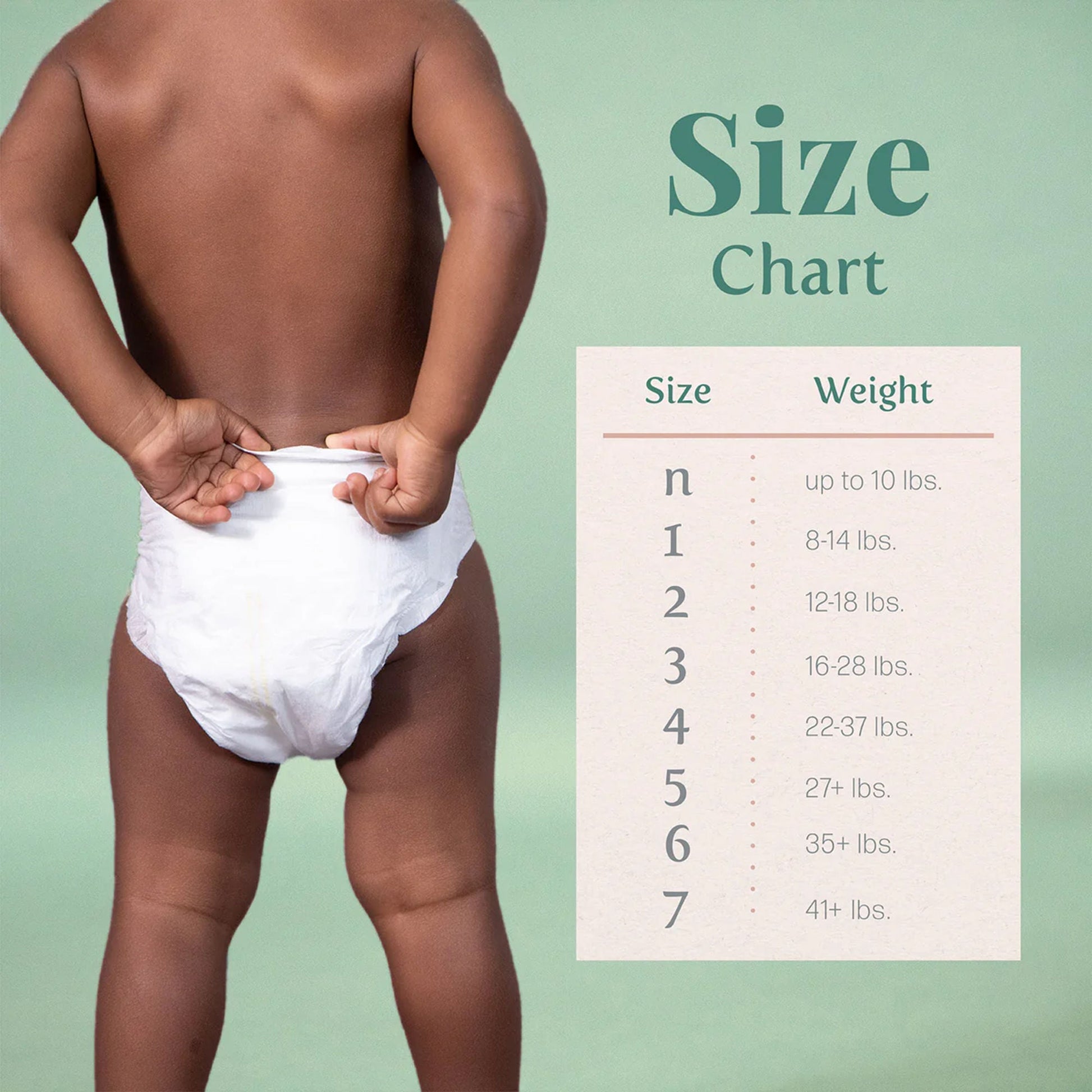 Earth & Eden Sensitive Baby Diapers, for Babies Weighing 12 – 18 lbs.