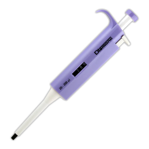 Single-Channel Adjustable-Volume Pipettes, Diamond Series — 0.1 µL–5000 µL, 8 Volume Ranges, 1/Each | Globe Scientific