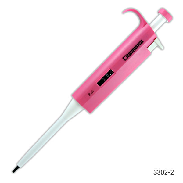 Fixed Volume Pipettes, Single-Channel Diamond Series — 1 µL to 10 mL, 19 Volumes, 1/Each | Globe Scientific