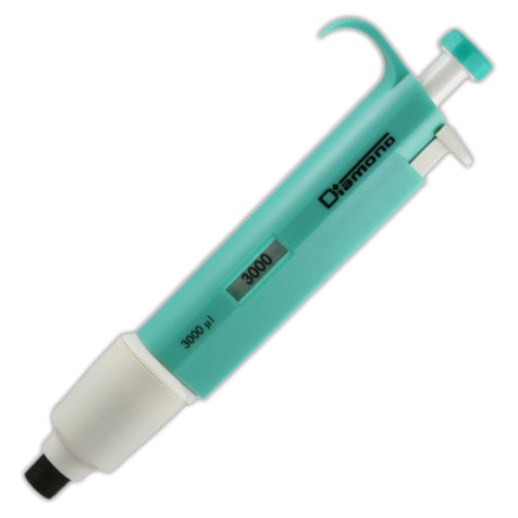 Fixed Volume Pipettes, Single-Channel Diamond Series — 1 µL to 10 mL, 19 Volumes, 1/Each | Globe Scientific