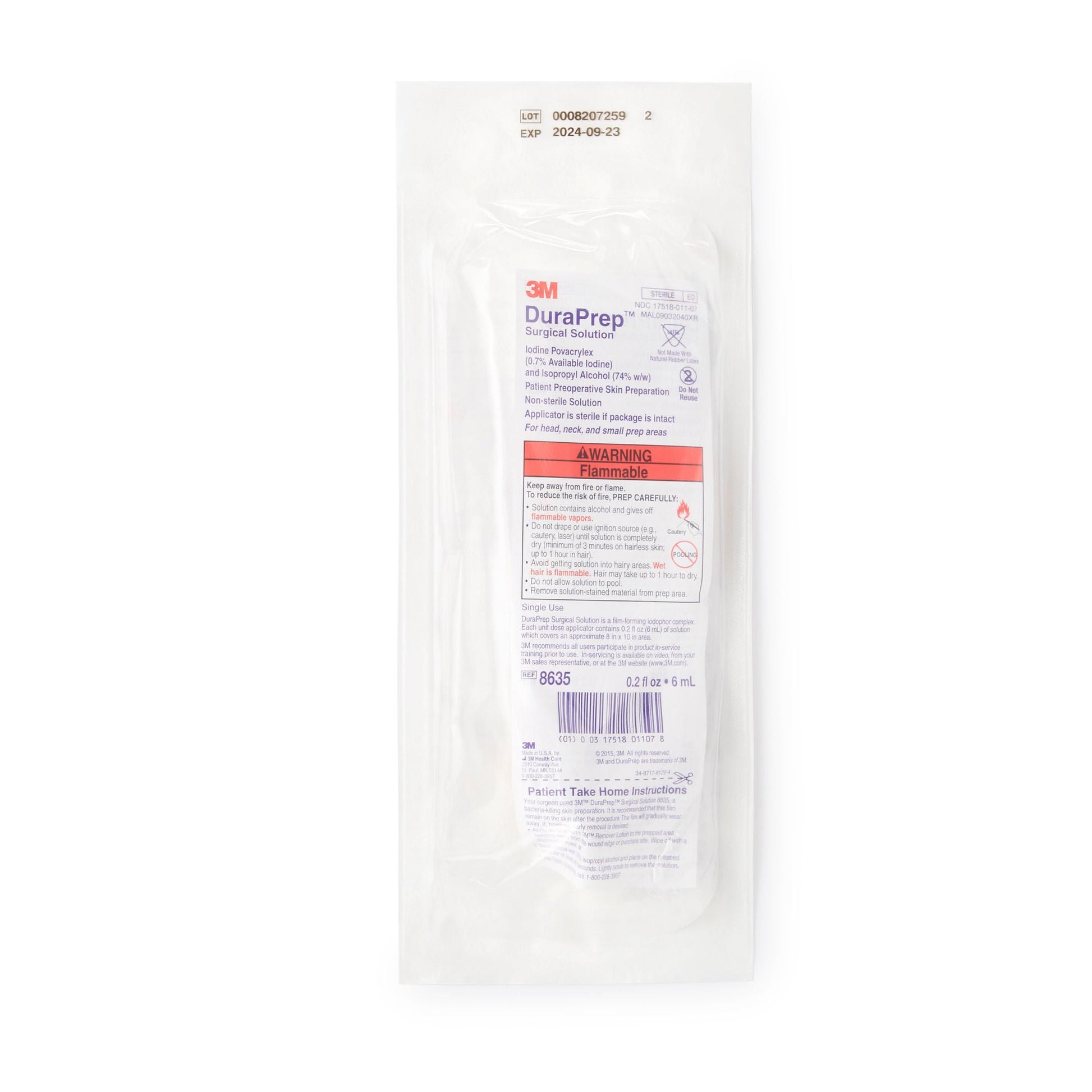 3M DuraPrep Prep Solution, Applicator