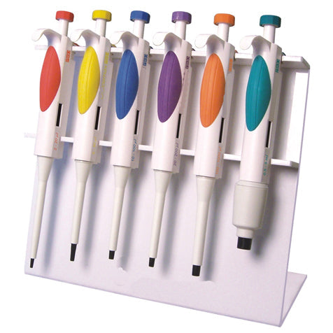 Pipette Stand, Acrylic, 6-Place for Diamond Pipettes — 1/Each | Globe Scientific