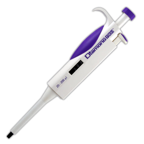 Single-Channel Adjustable-Volume Micropipettes, Diamond PRO — 0.1 µL to 5000 µL, 8 Volume Ranges, 1/Each | Globe Scientific