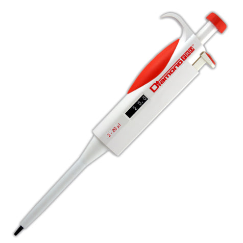Single-Channel Adjustable-Volume Micropipettes, Diamond PRO — 0.1 µL to 5000 µL, 8 Volume Ranges, 1/Each | Globe Scientific