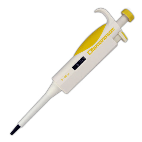 Single-Channel Adjustable-Volume Micropipettes, Diamond PRO — 0.1 µL to 5000 µL, 8 Volume Ranges, 1/Each | Globe Scientific