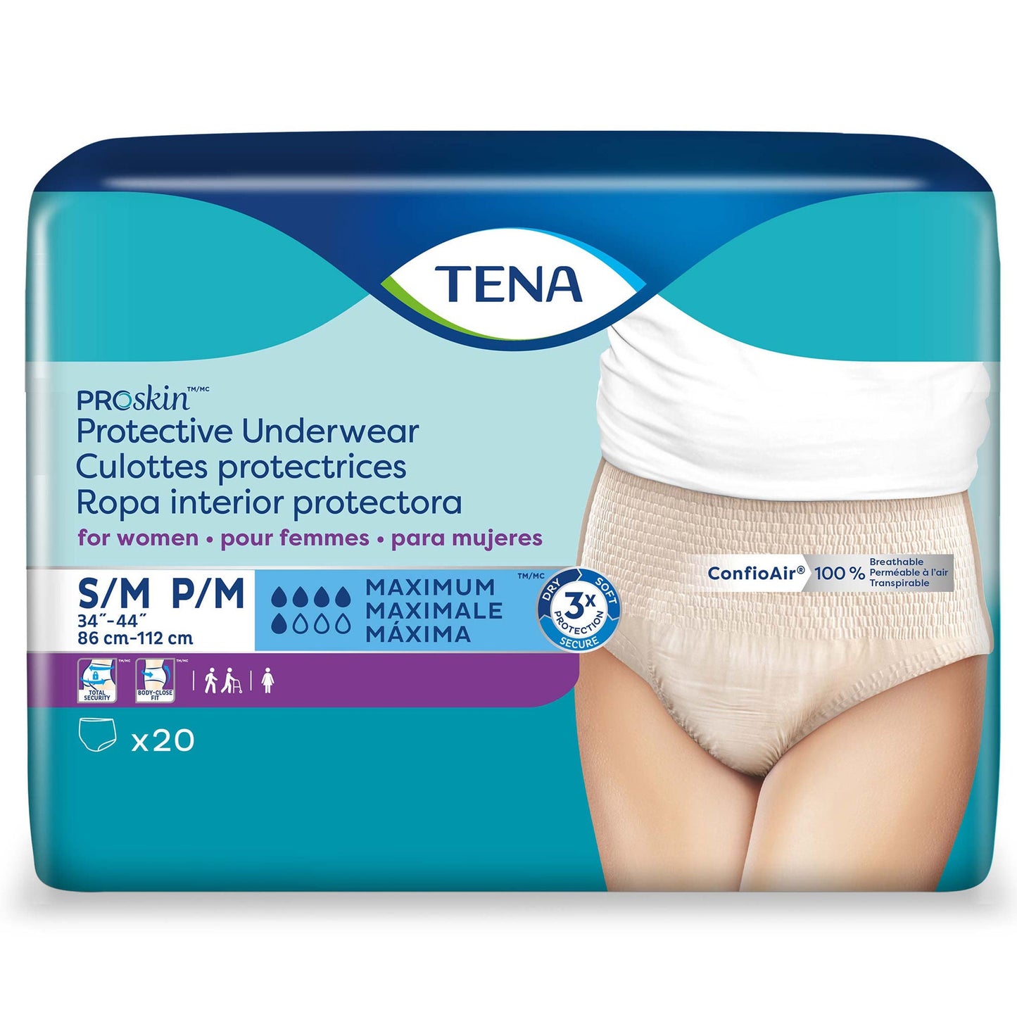Tena® ProSkin™ Maximum Absorbent Underwear for Women