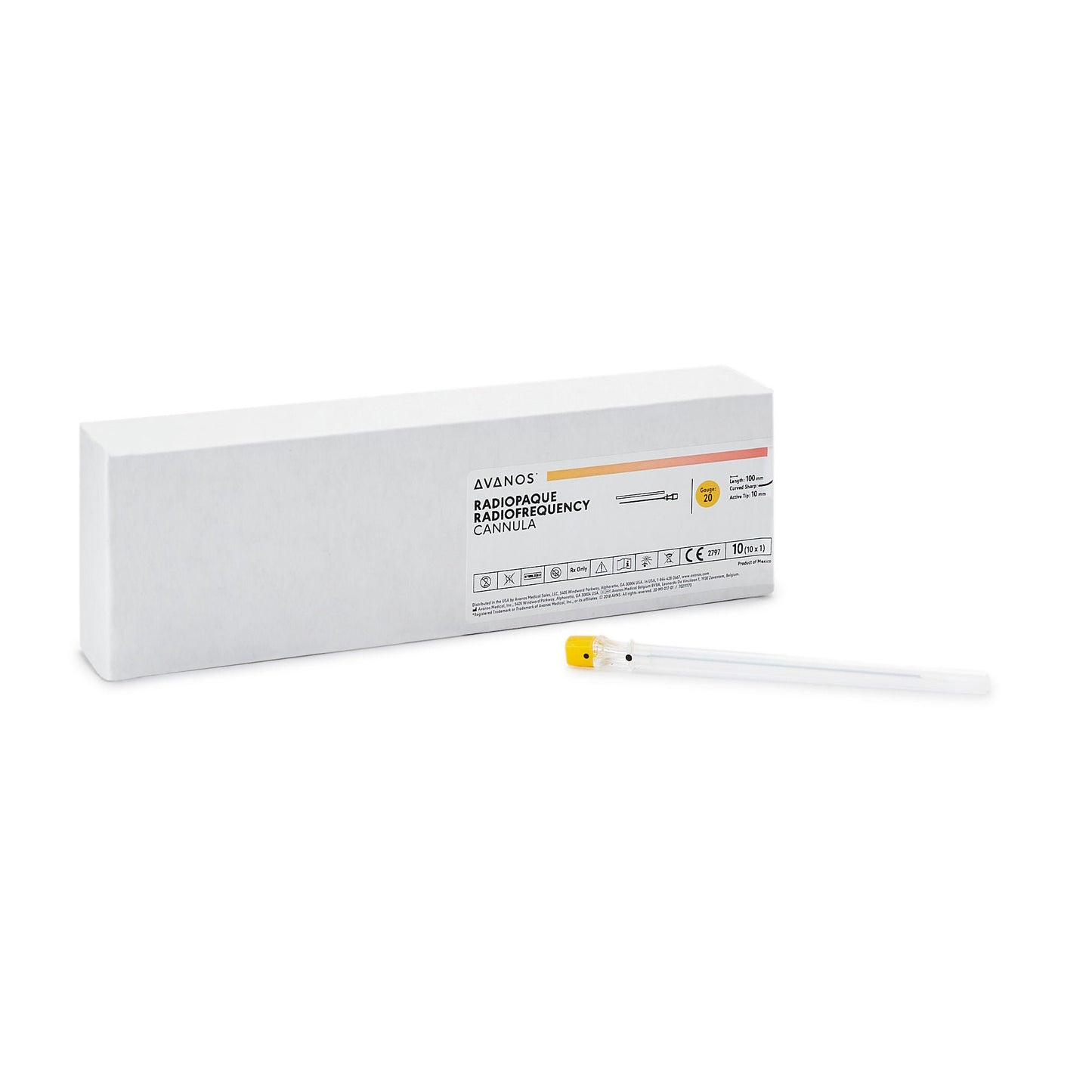 Avanos Radiofrequency Cannula, 100 mm length