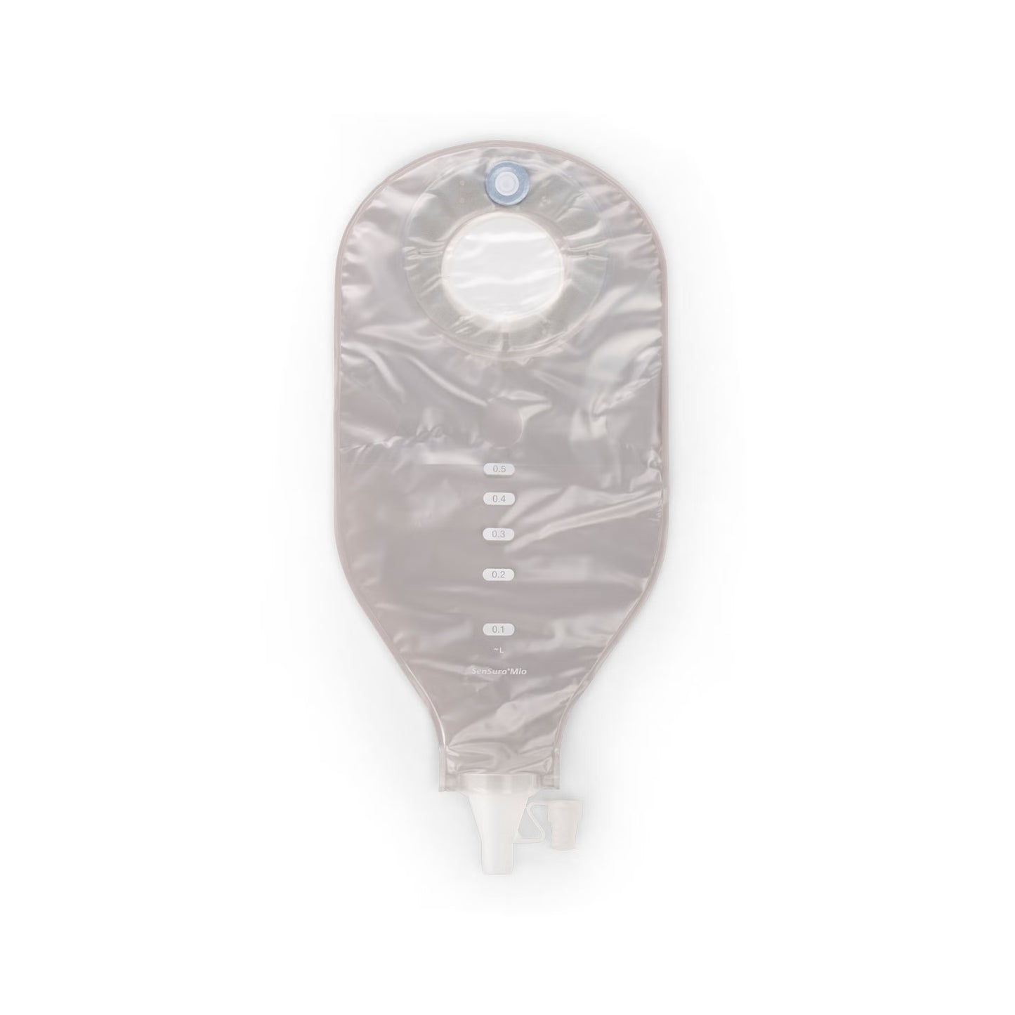 SenSura® Mio Flex High Output 2-Piece Transparent Ileostomy Pouch, Red Match