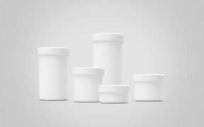 Lid, HDPE, fits Packo, White