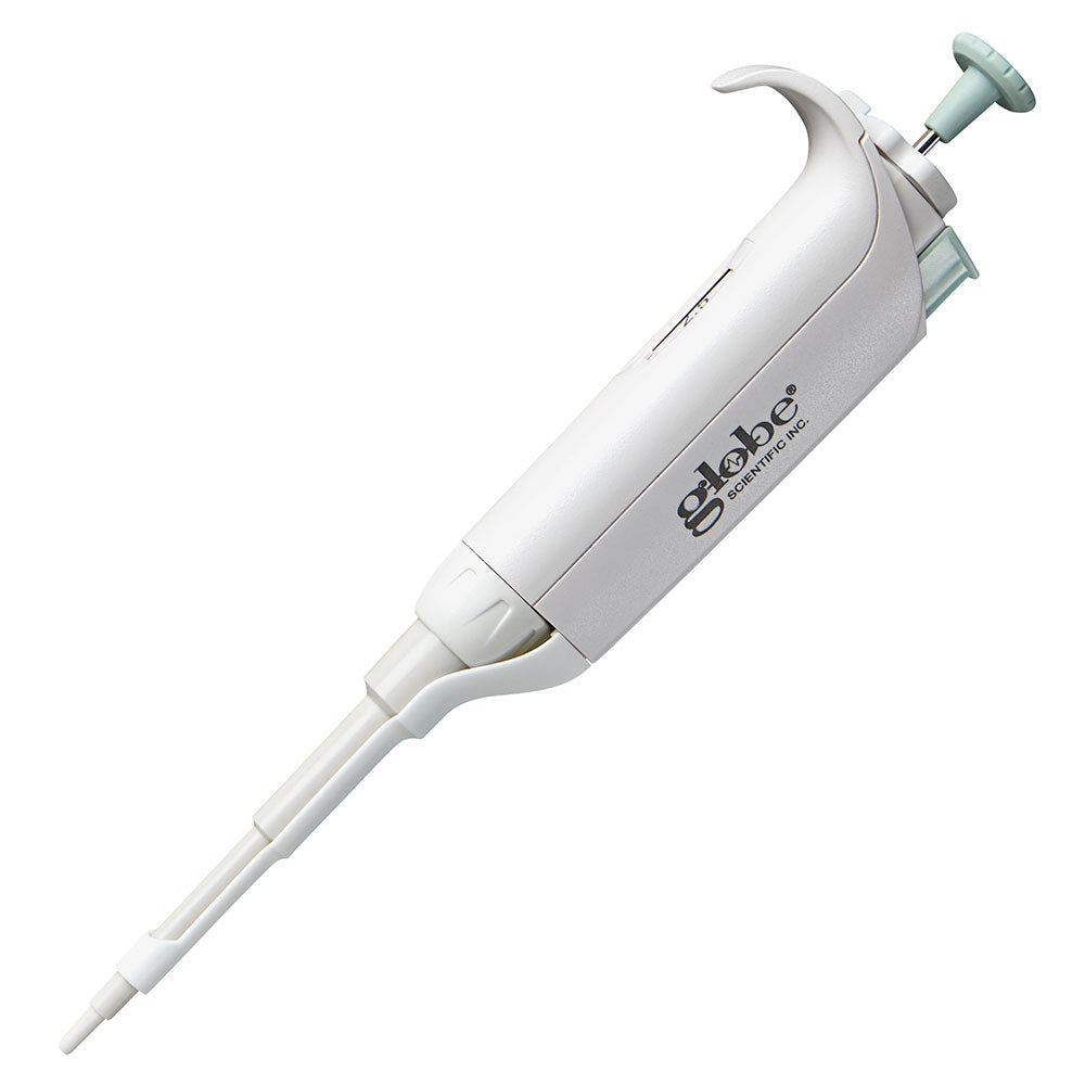 Fixed Volume Pipettes, Diamond PosiStop, Fully Autoclavable — 2.5 µL to 1000 µL, Each | Globe Scientific
