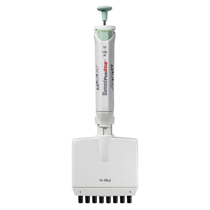8-Channel Pipettes, Fully Autoclavable Adjustable Volume, Diamond PosiStop — 0.5–300 µL, 1/Each | Globe Scientific