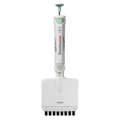 8-Channel Pipettes, Fully Autoclavable Adjustable Volume, Diamond PosiStop — 0.5–300 µL, 1/Each | Globe Scientific