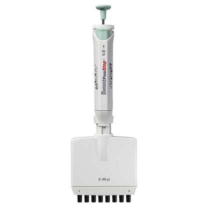 8-Channel Pipettes, Fully Autoclavable Adjustable Volume, Diamond PosiStop — 0.5–300 µL, 1/Each | Globe Scientific