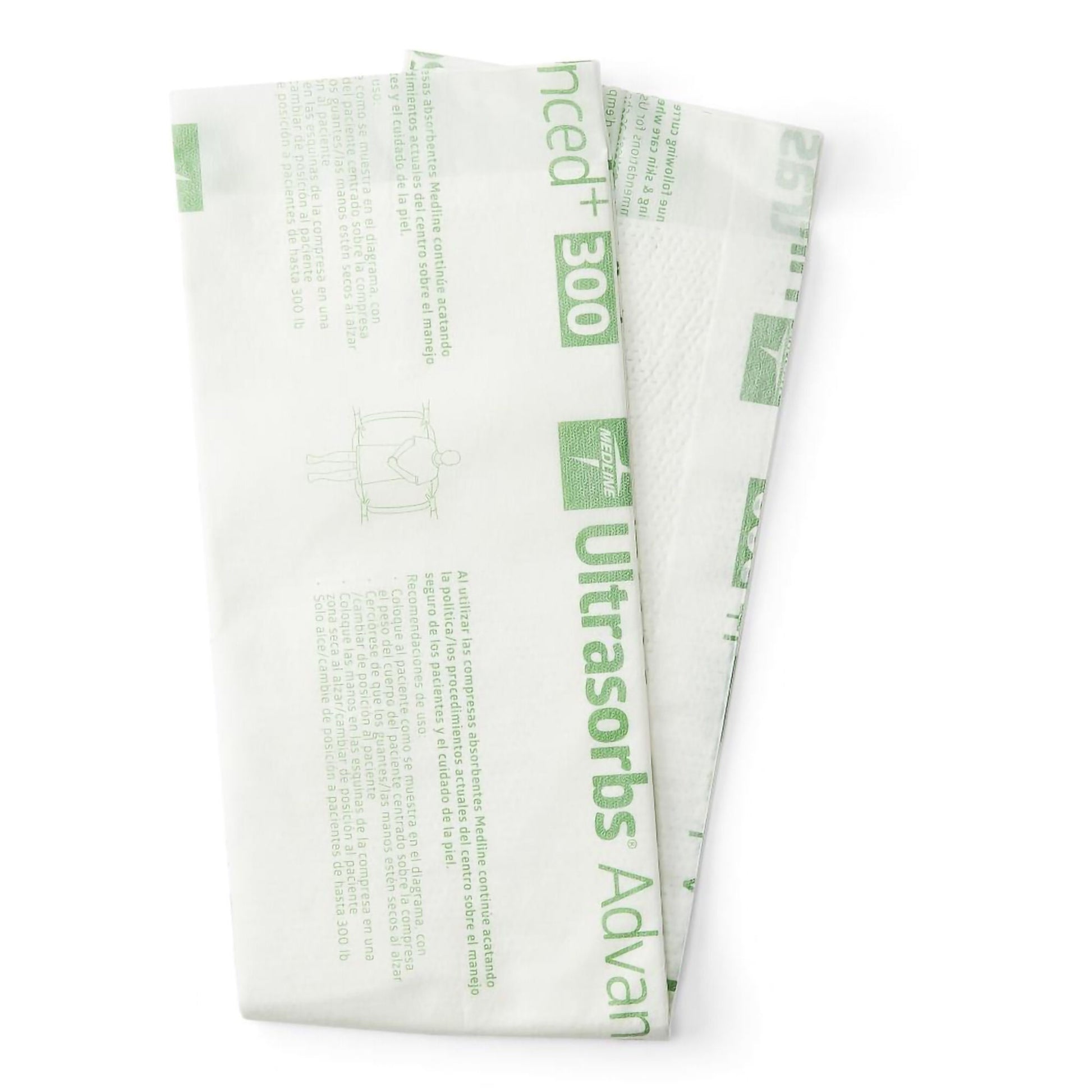 Ultrasorbs AP Disposable Underpad Low Air Loss and Repositioning Polymer Heavy Absorbency