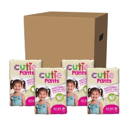 Cutie Pants® Toddler Training Pants, Pink Princess Print, 4T – 5T, Over 35 lbs.