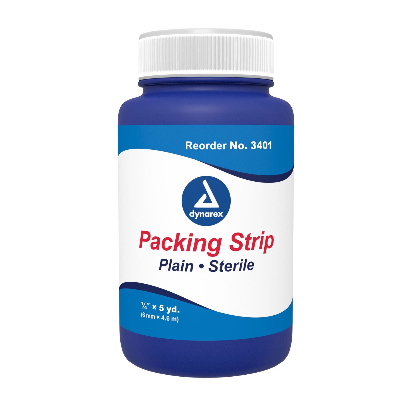 dynarex® Nonimpregnated Wound Packing Strip, ¼ Inch x