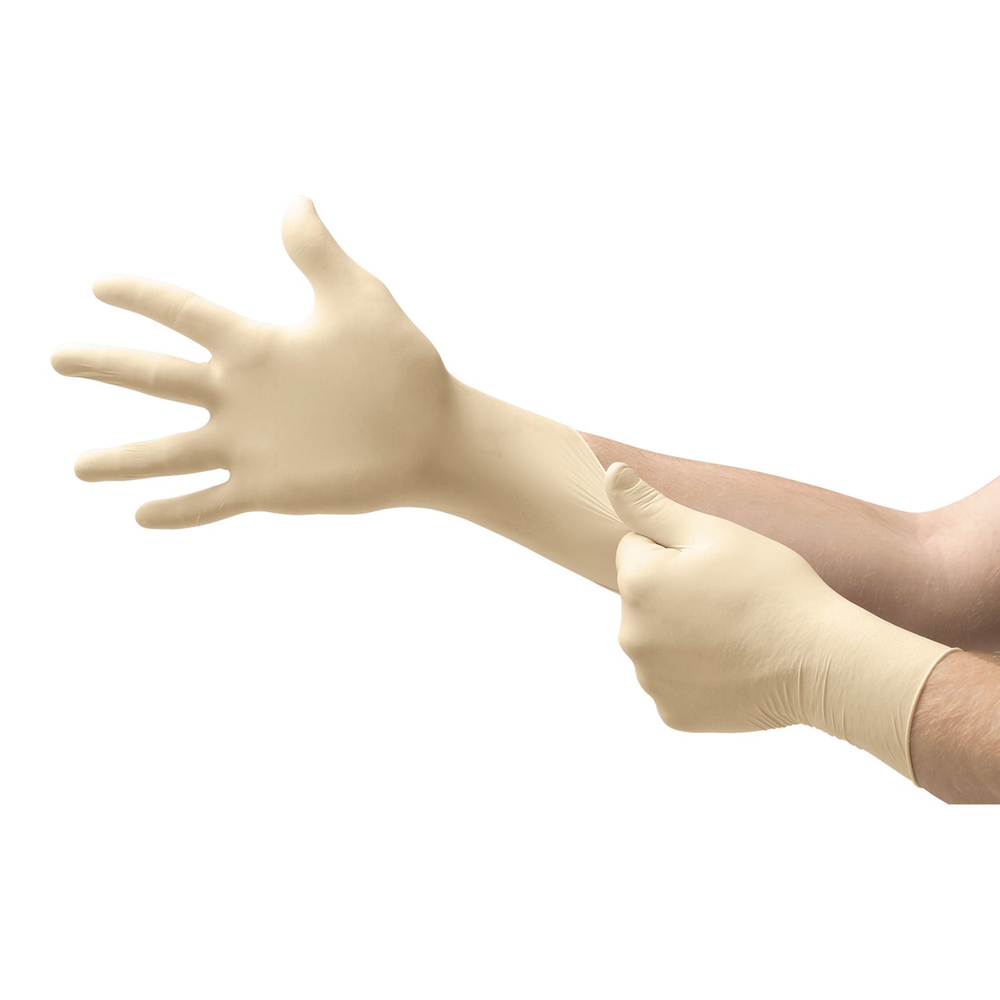 Evolution One® Latex Exam Gloves, White - view 4