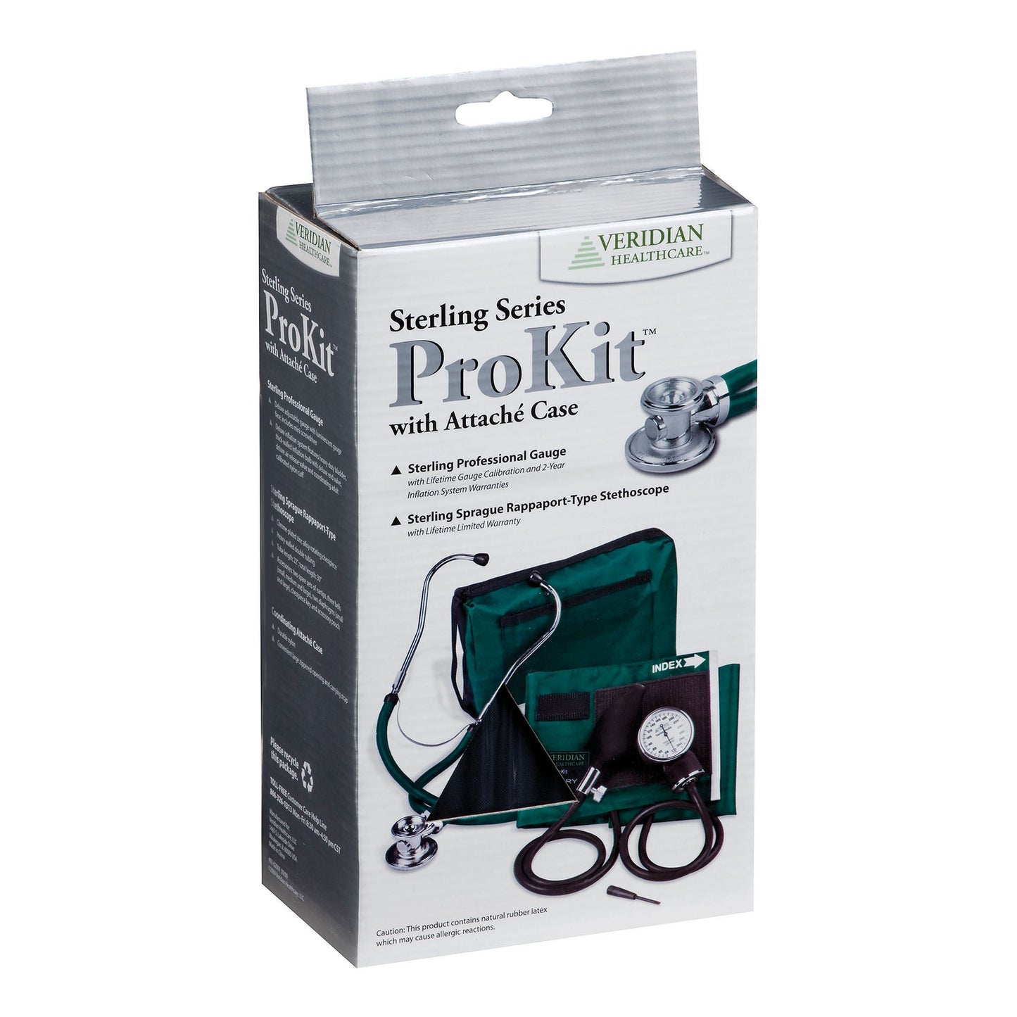 Sterling Series ProKit™ Aneroid Sphygmomanometer with Stethoscope, Dark Blue