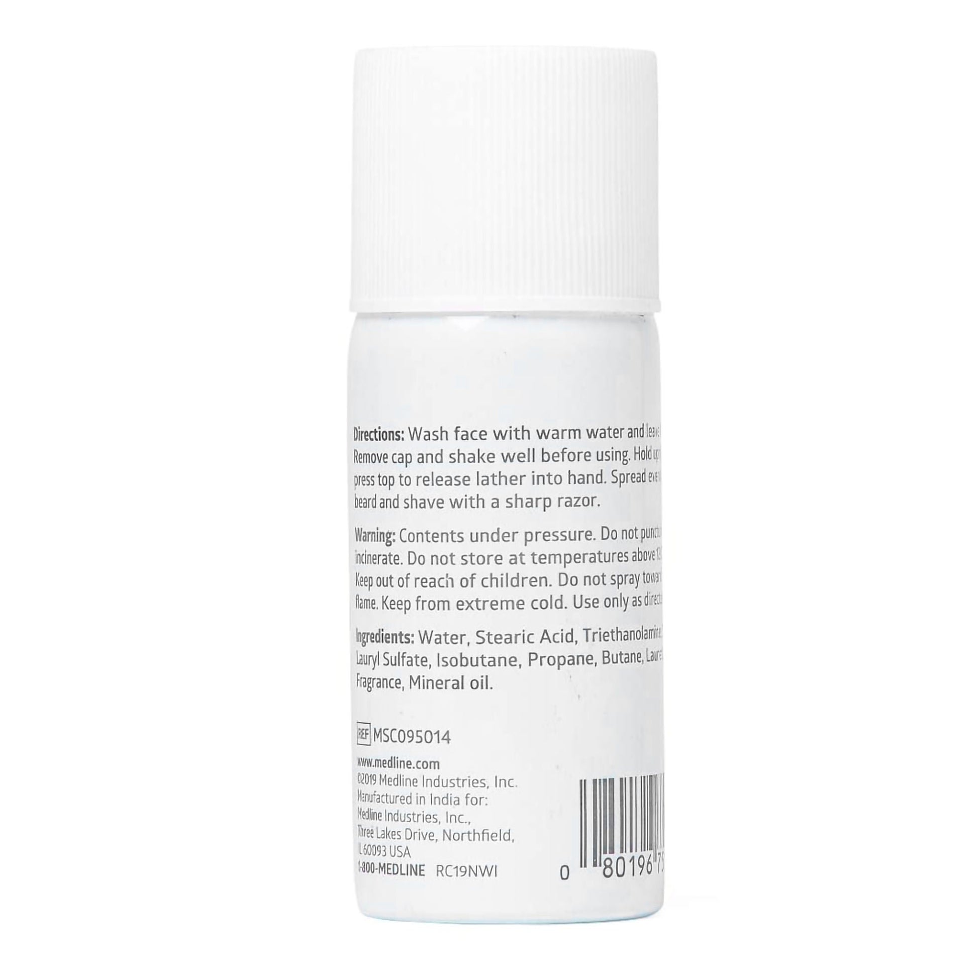 Medline MedSpa Shaving Cream Aerosol Can