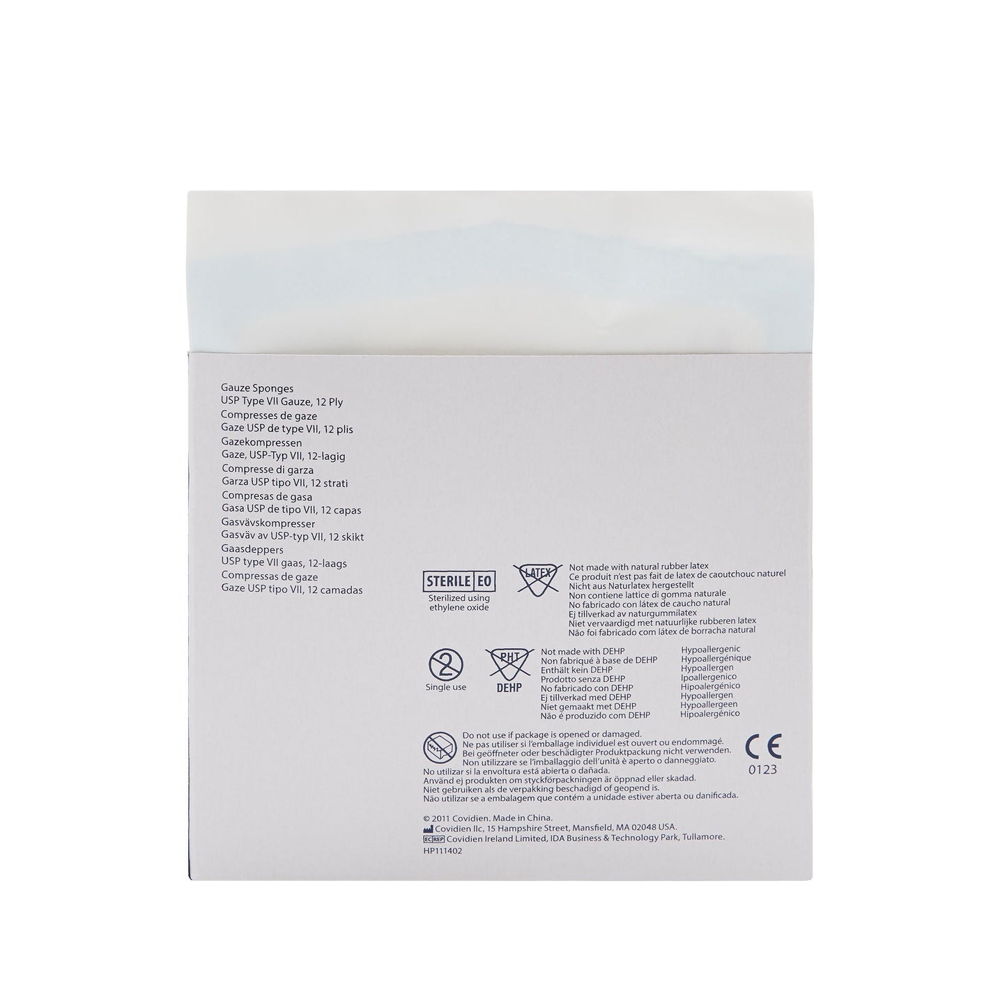 Curity™ Sterile USP Type VII Gauze Sponge, 12-Ply